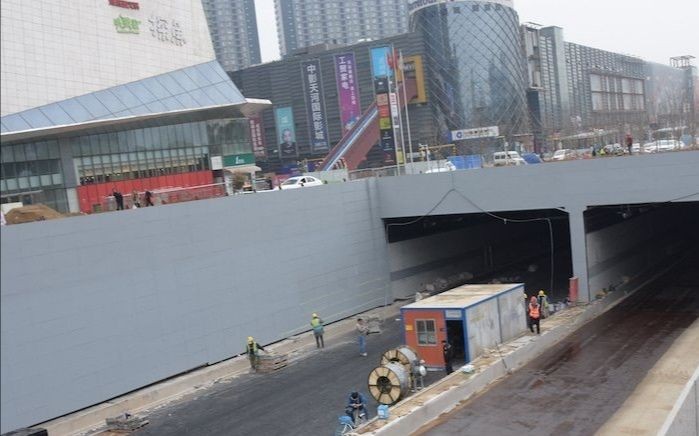武汉光谷广场珞瑜路隧道项目  清水混凝土挂板